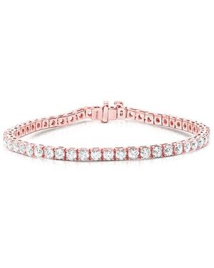 Amairah 14K 5.00 Ct. Tw. Lab-Grown Diamond Tennis Bracelet - Pink