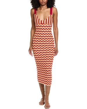 Amanda Uprichard Daiquiri Maxi Dress - Red