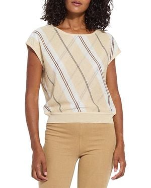 Lyssé Brielle Mesh Jumper Vest - Natural
