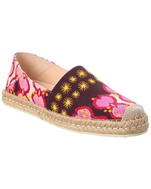 Tod's Canvas Espadrille - Pink