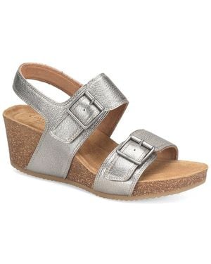 Comfortiva Erlina Leather Sandal - Grey