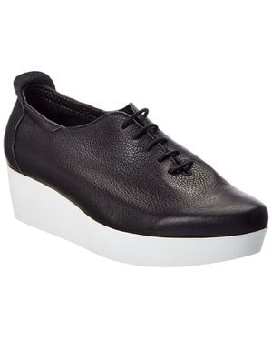 Arche Fujyha Leather Wedge Sneaker - Black