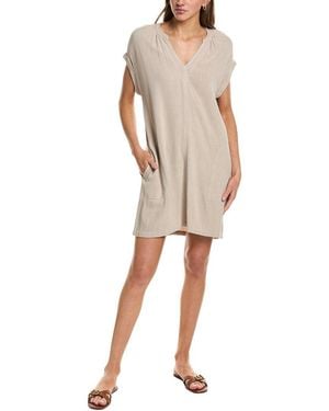 Splendid Lana Linen-Blend Mini Dress - Natural
