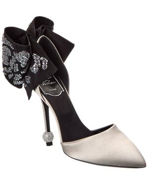 Roger Vivier Papillon Satin Pump - Black