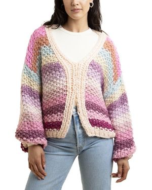 In Things Reversible Pullover Cardigan - Red