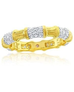 Suzy Levian CZ Jewelry Suzy Levian Cz Eternity Ring - Yellow