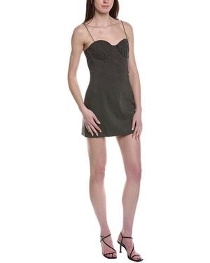 Line & Dot Lennox Mini Dress - Black