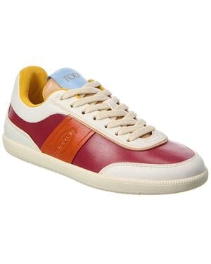 Tod's Leather Sneaker - Pink