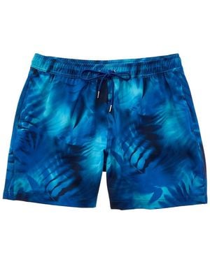 Robert Graham Tye Dye Palm Swim Short - Blue