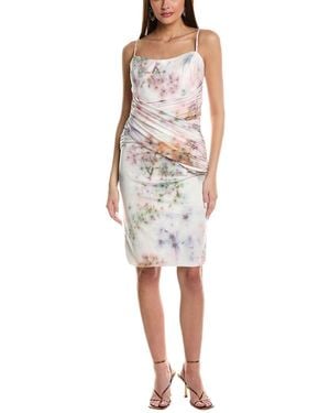 Rene Ruiz Ruched Mini Dress - White