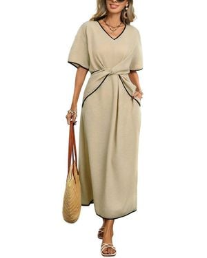 LEON GORI Maxi Dress - Natural