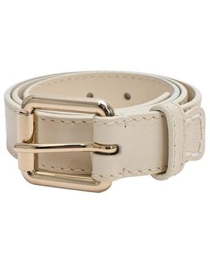 Chloé Buckle Belt (Authentic Pre-Loved) - Natural