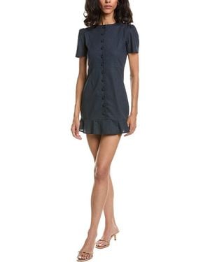 To My Lovers Solid Mini Dress - Blue