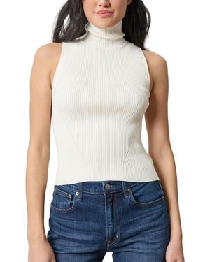Lilla P Rib Turtleneck Shell Jumper - Blue