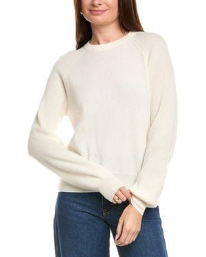 Kier + J Kier + J Wool & Cashmere-Blend Jumper - White