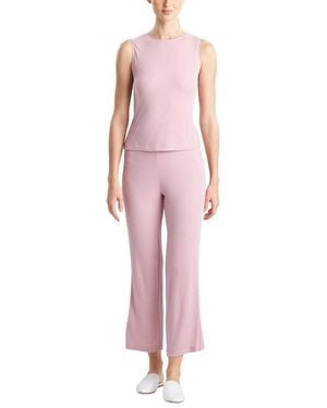 Natori Rib Essentials Tank Pj Set - Pink