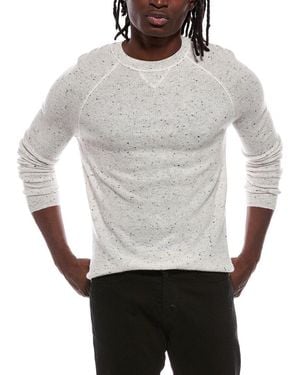 Autumn Cashmere Thermal 100% Cashmere Crewneck Jumper - Grey