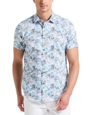 Robert Graham Monroe Woven Shirt - Blue