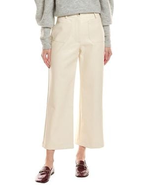 Vince Camuto Cropped Front Pocket Pant - Natural