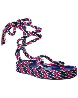 Isabel Marant Erol Rope Sandal - Blue