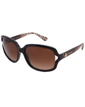 COACH Hc8169 57Mm Sunglasses - Brown