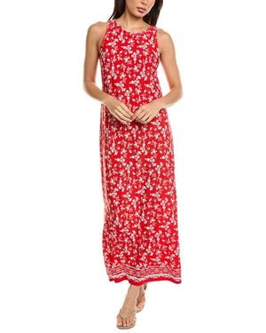 Vince Camuto Sleeveless Keyhole Back Maxi Dress - Red