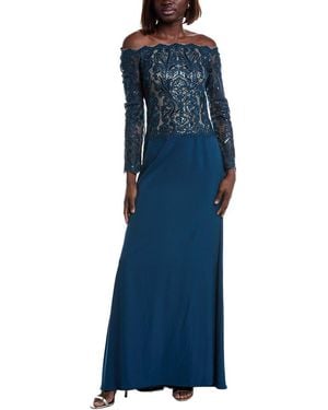 Tadashi Shoji Sho Ii Maxi Dress - Blue