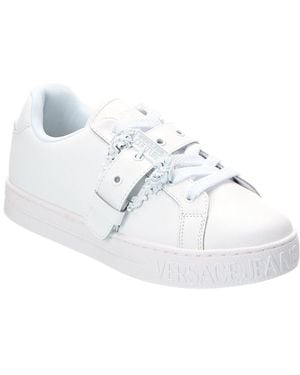 Versace Jeans Couture Couture Leather Trainer - White