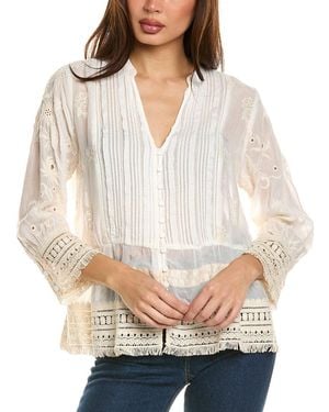 Johnny Was Molly Isabel Blouse - Natural