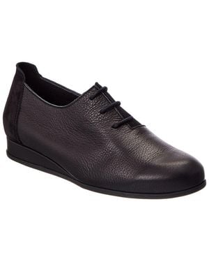 Arche Piaeje Leather Trainer - Black