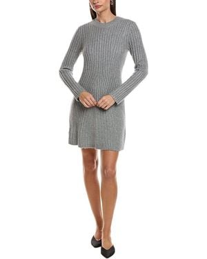 Cece Rib Sweaterdress - Grey