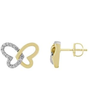 Ethos Creations Brilliant Bloom 14K 0.25 Ct. Tw. Lab-Grown Diamond Earrings - Metallic