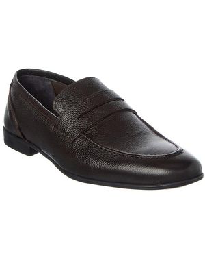 M by Bruno Magli Valerio Leather Loafer - Black
