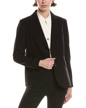 Anne Klein Two Button Stretch Blazer Anne Black