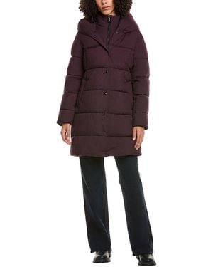 Sam Edelman Hooded Puffer Coat - Red