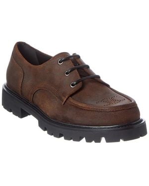 Celine Margaret Leather Loafer - Brown