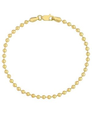 HAWLEY ST 14K Bead Bracelet - Metallic