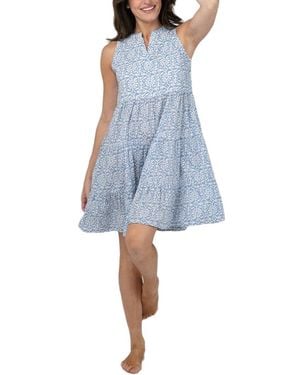 Olive Workshop Newport Mini Dress - Blue