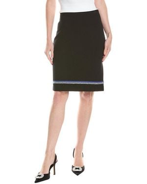 St. John Textured Skirt - Black