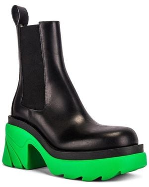 Bottega Veneta Flash Leather Boot - Green