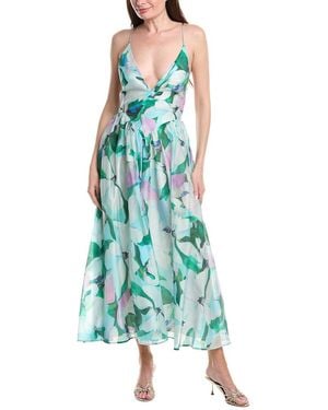 Bardot Arletha Halter Maxi Dress - Blue