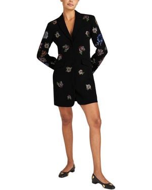 Cinq À Sept Heatset Pansy Garden Joel Dress - Black