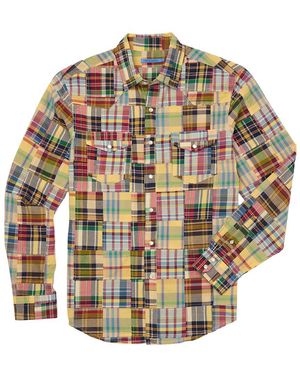J.McLaughlin Ace High Woven Shirt - Grey
