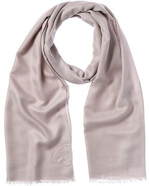 Vince Cashmere-Blend Scarf - Grey