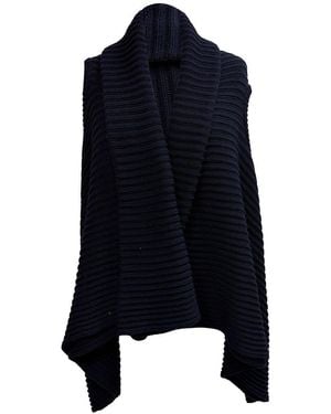 The Row Ribbed Knit Vest, Size Int (Authentic Pre-Loved) - Blue