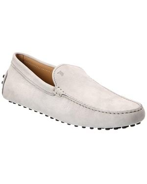 Tod's Suede Driver - White