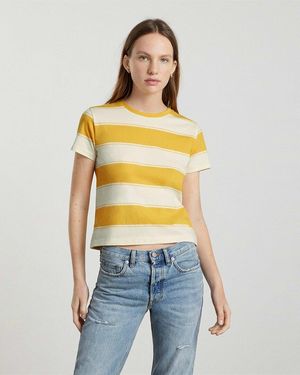 Everlane The Organic Box-cut T-shirt - Metallic