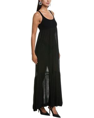 Michael Kors Tulle Maxi Dress - Black