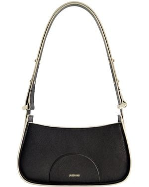 Jason Wu Leather Hobo Bag - Black