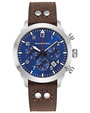 Philip Stein Skyfinder Chrono Watch - Blue